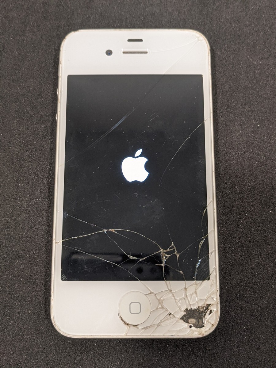 Apple iPhone 4s 16GB White Model # A1387 | eBay