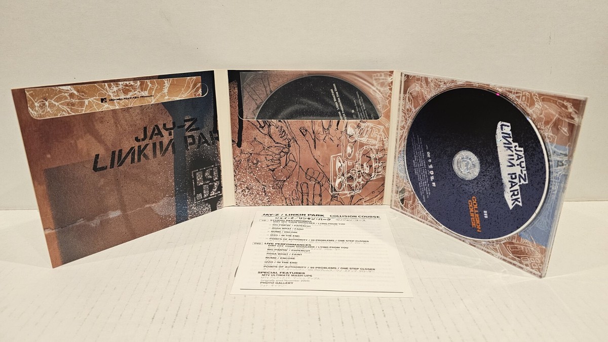 Collision Course CD + DVD VIDEO Jay-Z / Linkin Park JAPAN W/obi