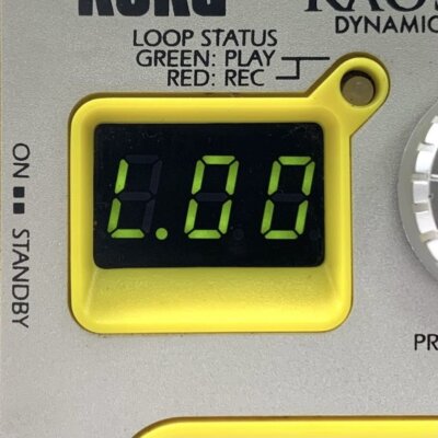 Korg KO-1 Kaossilator Dynamic Phrase Synthesizer Yellow Used Japan