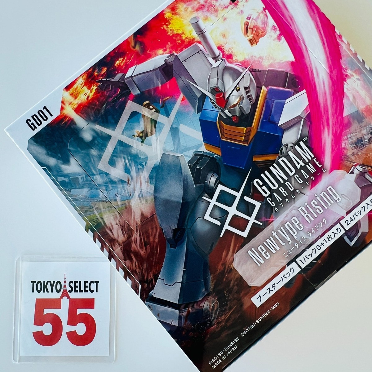 Gundam Card Game Newtype Rising Booster Box GD01 Japan Factory