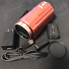 SONY HDR-CX535 P HandyCam Pink Video Camera Internal Memory 32GB