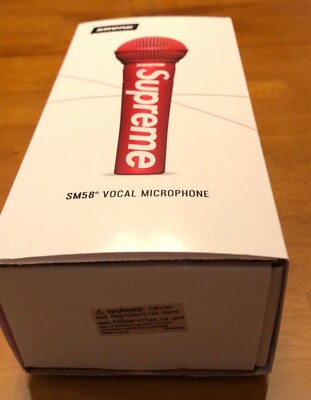 Supreme Shure SM58 Red White Fall Winter 2020 FW2020 | eBay
