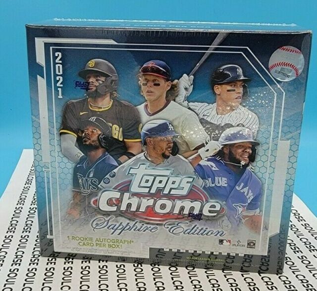 Topps 2021 Chrome Sapphire Edition Card Box for sale online | eBay