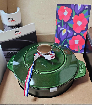 STAUB La Cocotte de Gohan M 16cm 1.8Qt BASIL GREEN With Rice