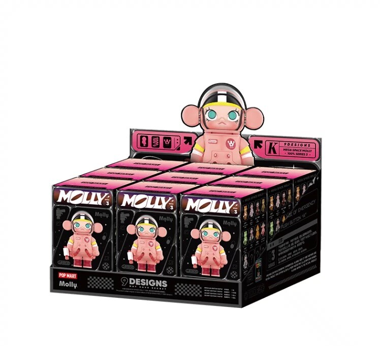 Genuine MEGA SPACE MOLLY 100% Series 3 Blind Box One Set (9pcs
