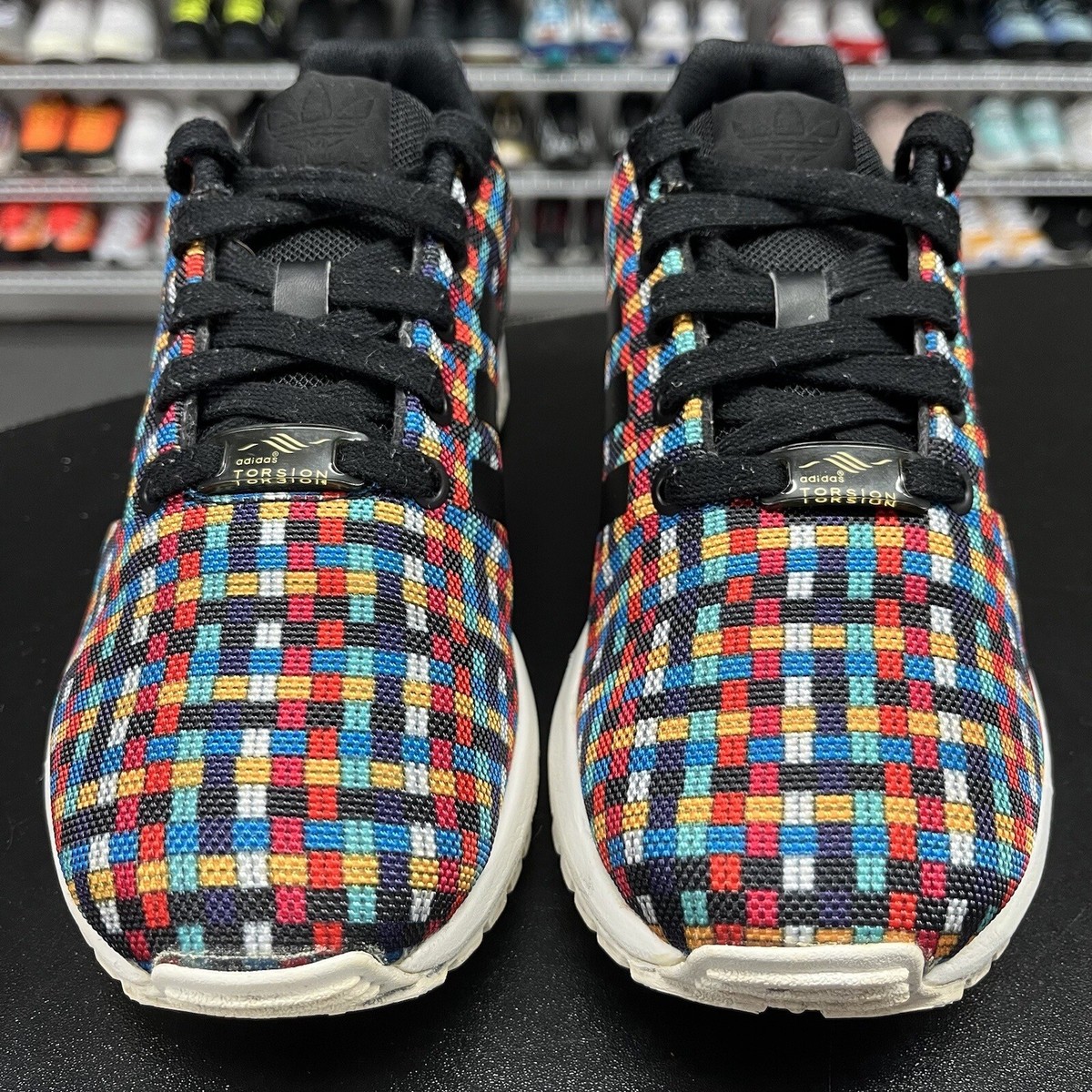 Adidas Zx Flux Torsion Running Shoes Rainbow S77907 Size 5 | eBay