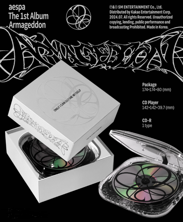 AESPA The 1st Album Armageddon CDP ver. CD Player ver. New