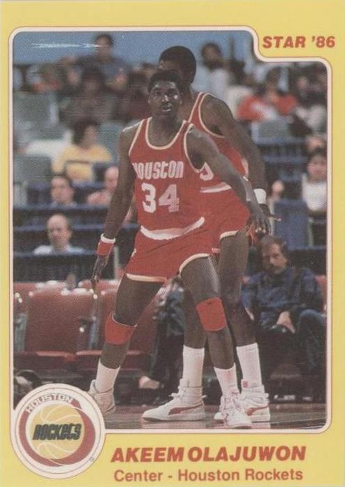 1985-86 Star - Hakeem Olajuwon #18 for sale | eBay