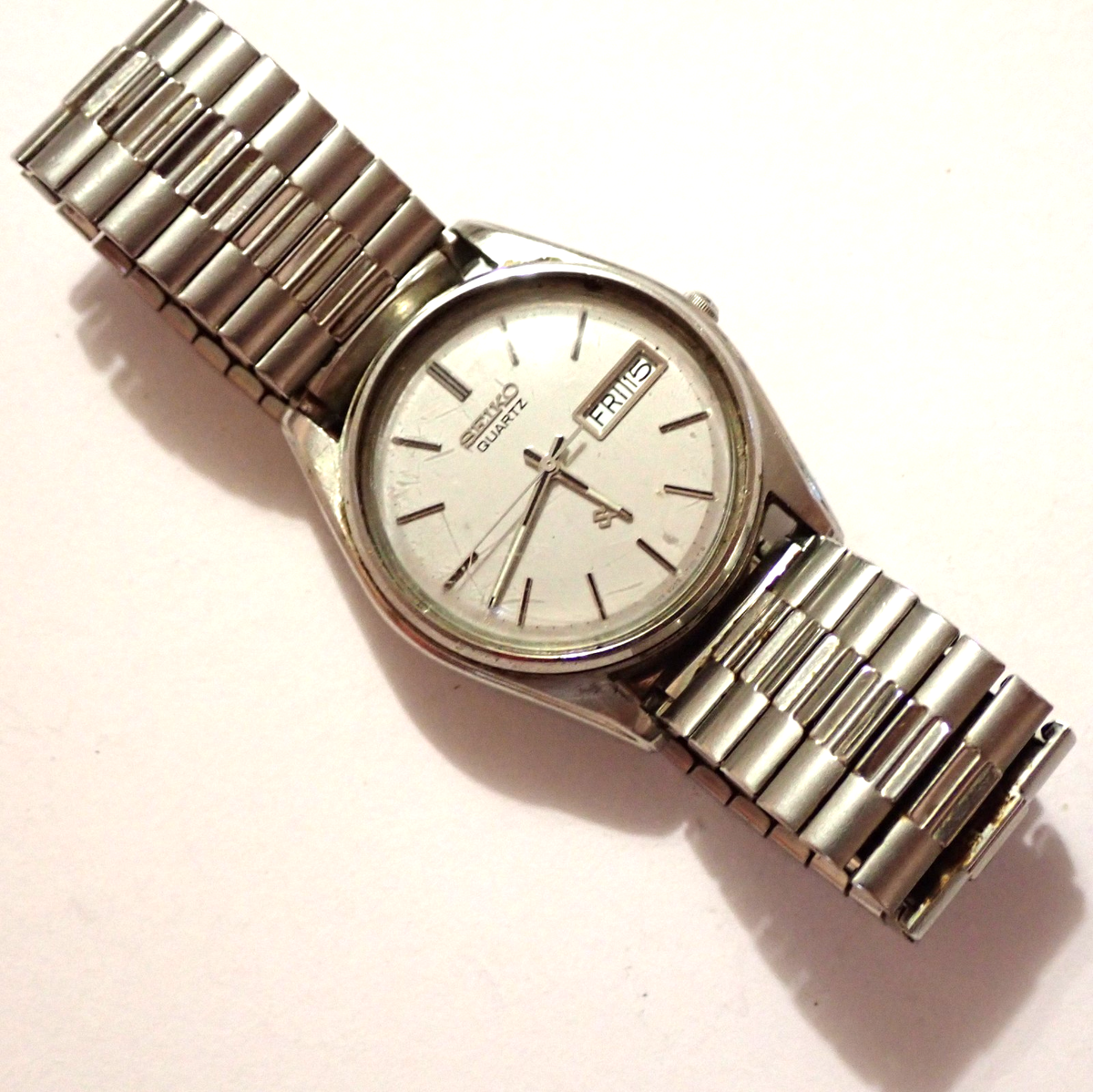 Vintage 1982 Seiko SQ 8223-7180 Quartz Wristwatch Working Speidel