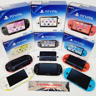 PS Vita PCH-2000 Console Various Color Box Accessory complete