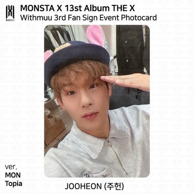 MONSTA X The 13th Mini Album THE X Withmuu 3rd Fan Sign Event