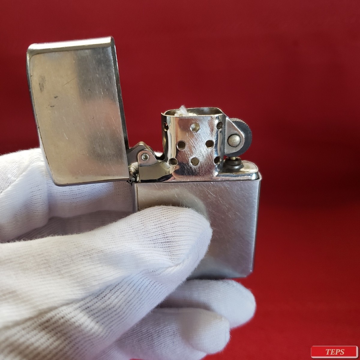 1968 Zippo Lighter (Chrome) w/ Original Insert [Fired] | eBay