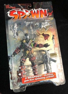 SPAWN IV SERIES 12 ULTRA FIGURE 5 WEAPONS/30 YEARS RELEASED /NEVER