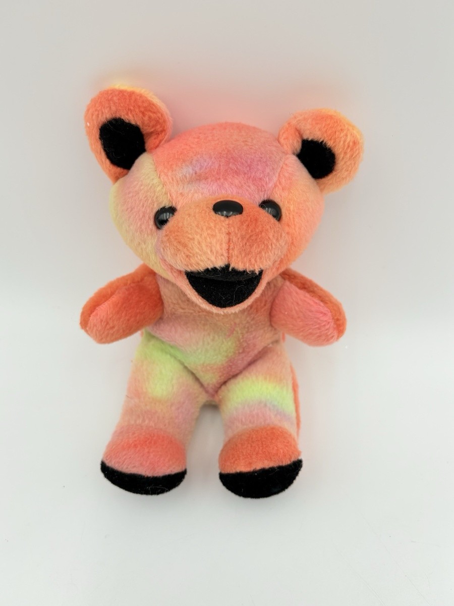 Grateful Dead Bear Plush Sugaree Liquid Blue Pink Peach Dead Head