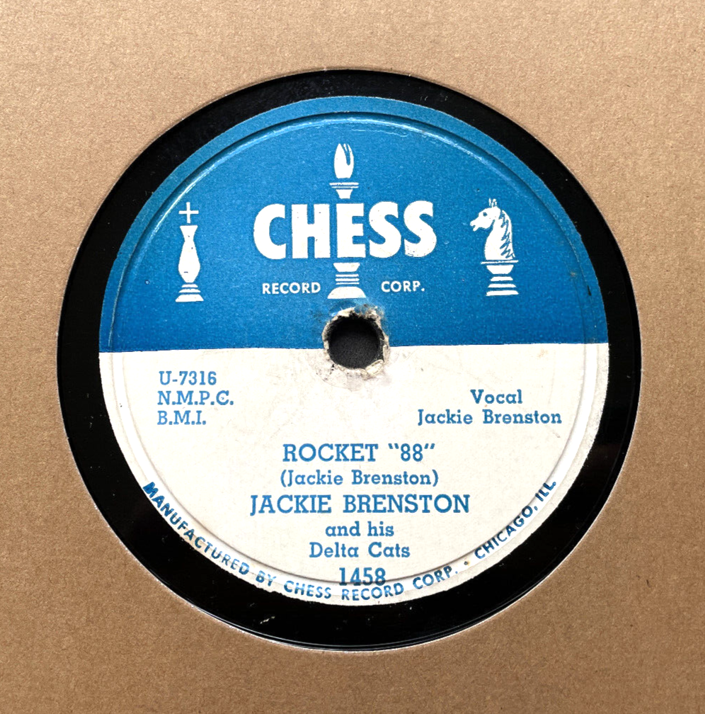 78 rpm Jackie Brenston - Rocket 88 - US CHESS 1458 - same label | eBay