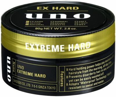 SHISEIDO UNO Extra Hard Extra Strong Hold Hair Styling Wax 80g | eBay