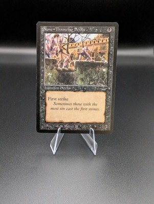 MTG Stone-Throwing Devils (Dark) Arabian Nights Regular Common for