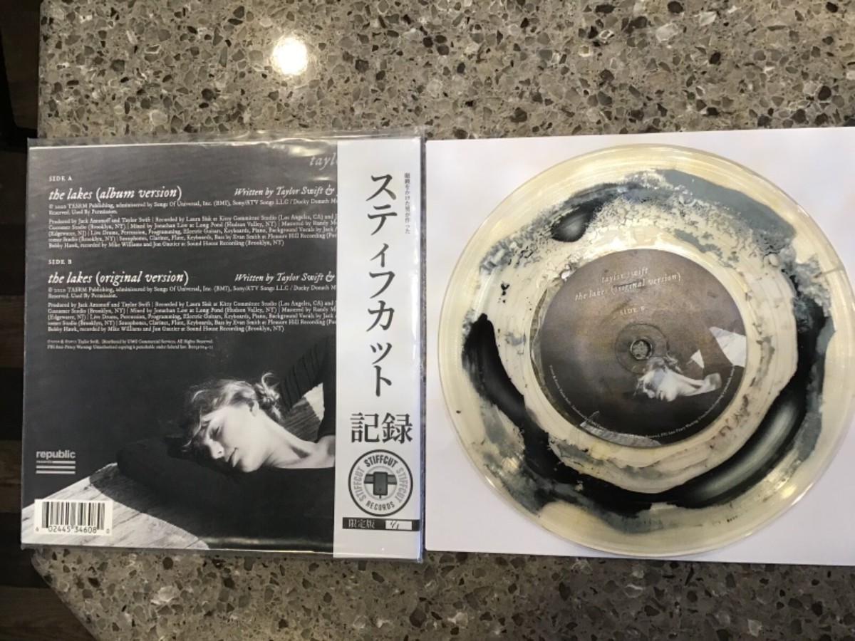 LIQUID FILLED* Taylor Swift “The Lakes” Vinyl 7” record RSD