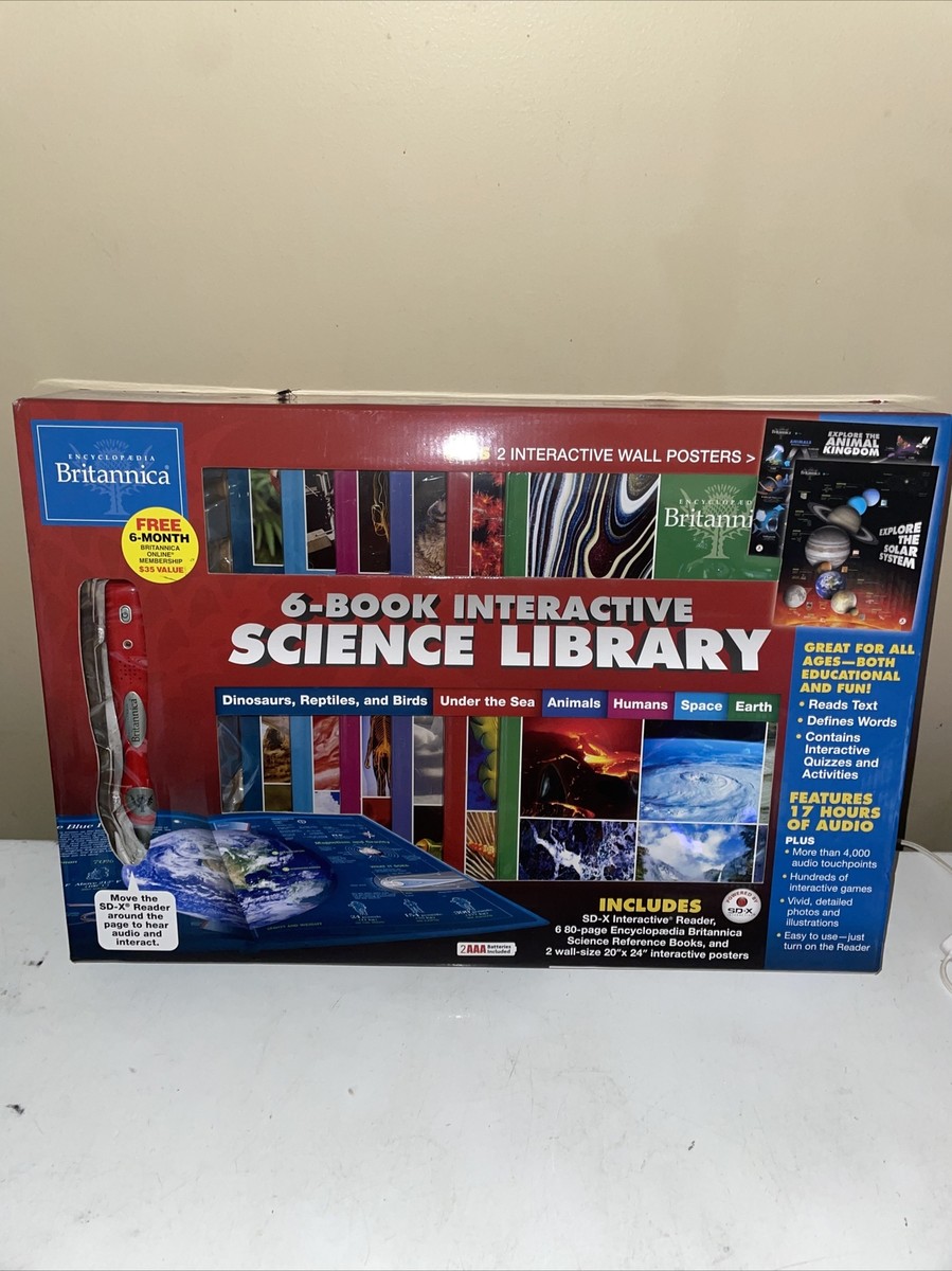 Encyclopaedia Britannica® 6-Book Interactive Science Library by