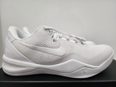 Nike Kobe 8 Protro Low Halo Triple White Men's Size 7 DS FJ9364