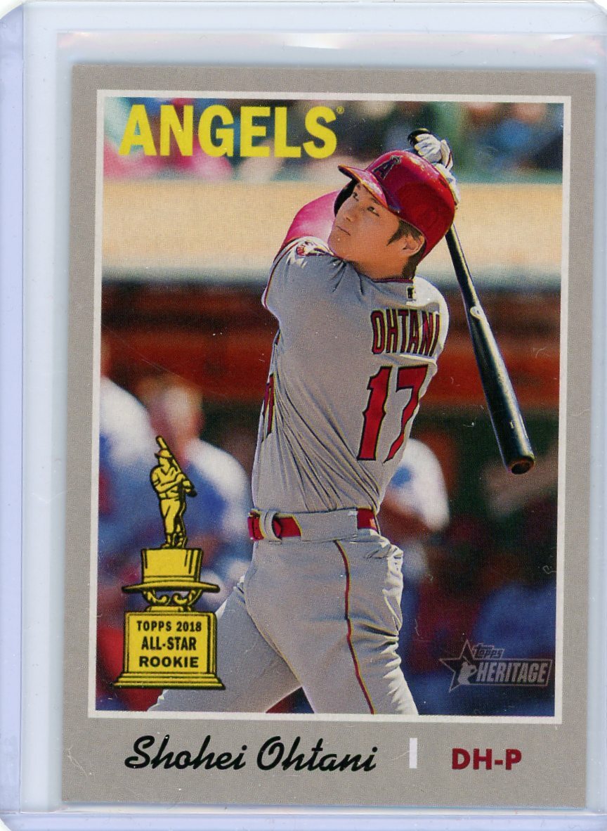 2019 Topps Heritage Baseball Action Variation #430 Shohei Ohtani