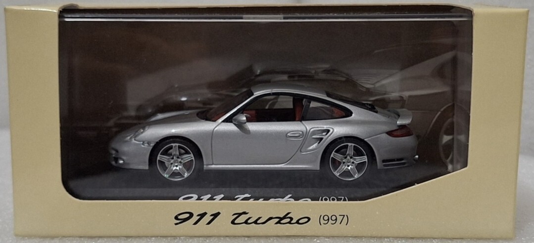 Porsche 911 (997) Turbo 2006 Silver 1:43 Minichamps WAP 020 132 16