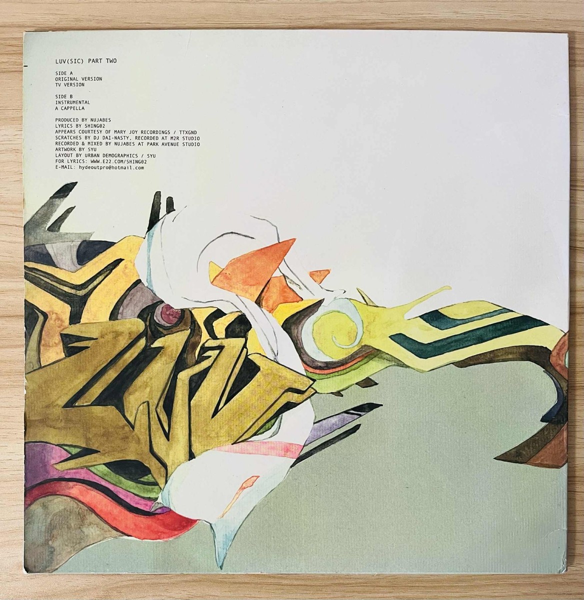 Nujabes feat. Shing02 / LUV (SIC) Part.2 2002 Hydeout Records