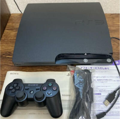 SONY PS3 PlayStation 3 120GB CECH-2000A Charcoal Black Box Japan