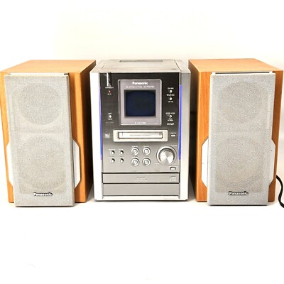 Panasonic SC-PM37MD Junk CD/MD AM/FM Stereo System with Speakers