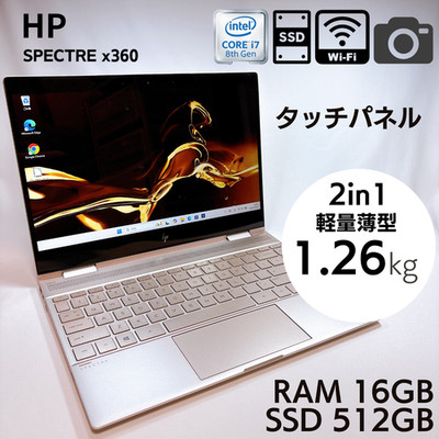 HP Spectre x360 13-ae0xx i7 16GB 512GB SSD 13