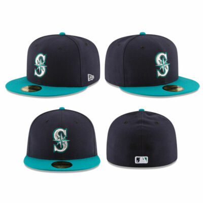 Seattle Mariners New Era 59FIFTY SEA MLB Authentic Fitted Cap | eBay