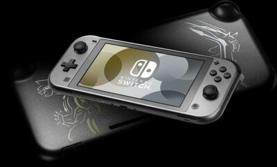 NEW Nintendo Switch Lite Pokemon Dialga & Palkia Brilliant Diamond