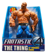 2005 Marvel Fantastic 4 The Thing Large Poseable Action Figure Toy