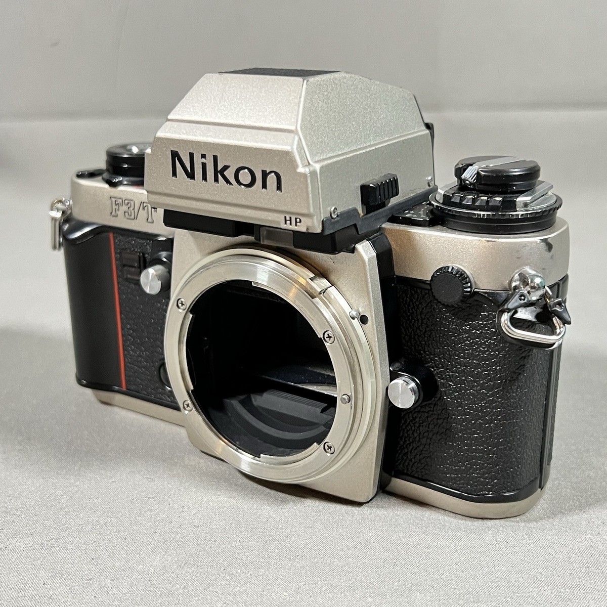 Nikon F3/T Titan HP (DE-4) Champagne Silver 35mm SLR Film Camera