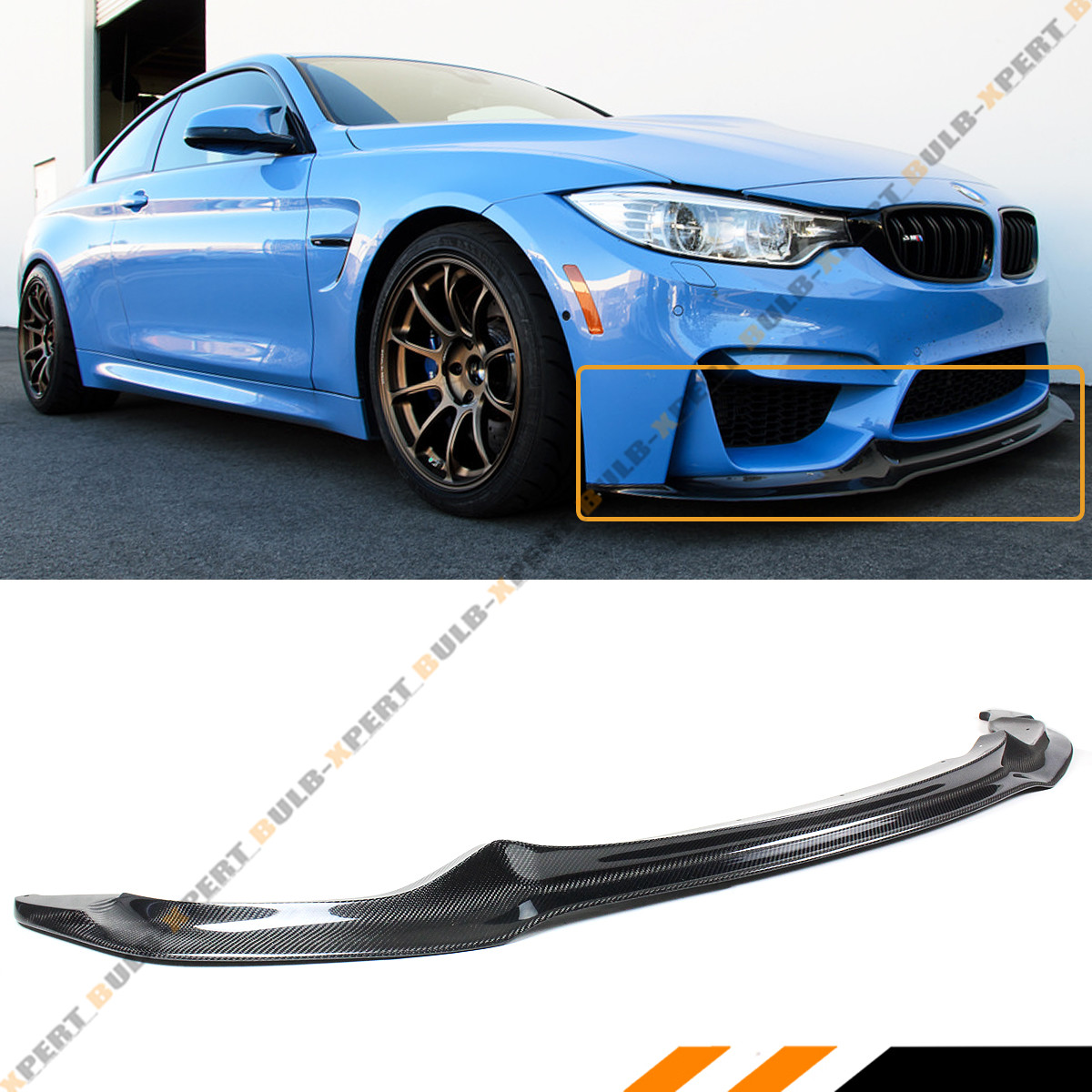 For 2015-19 BMW F80 M3 F82 F83 M4 V Style Carbon Fiber Front