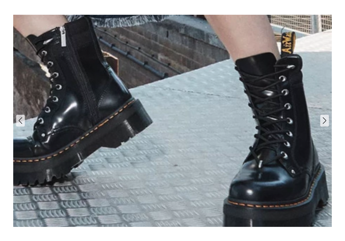 Dr. Martens Jadon II Hardware HDW Platforms in Black MSRP$300 Five