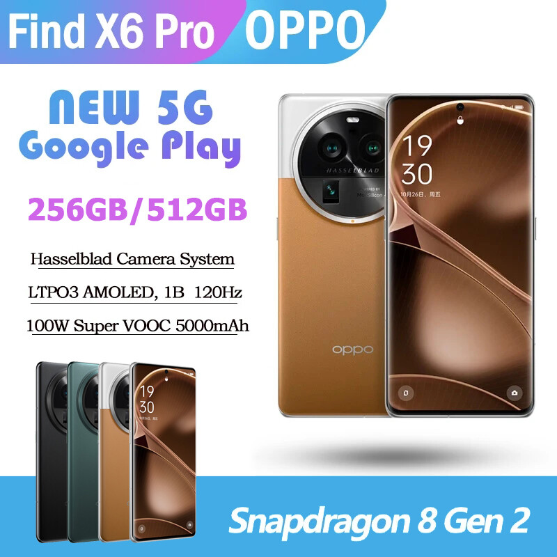 OPPO Find X6 Pro 5G SmartPhone Snapdragon 8 Gen 2 120Hz 5000mAh