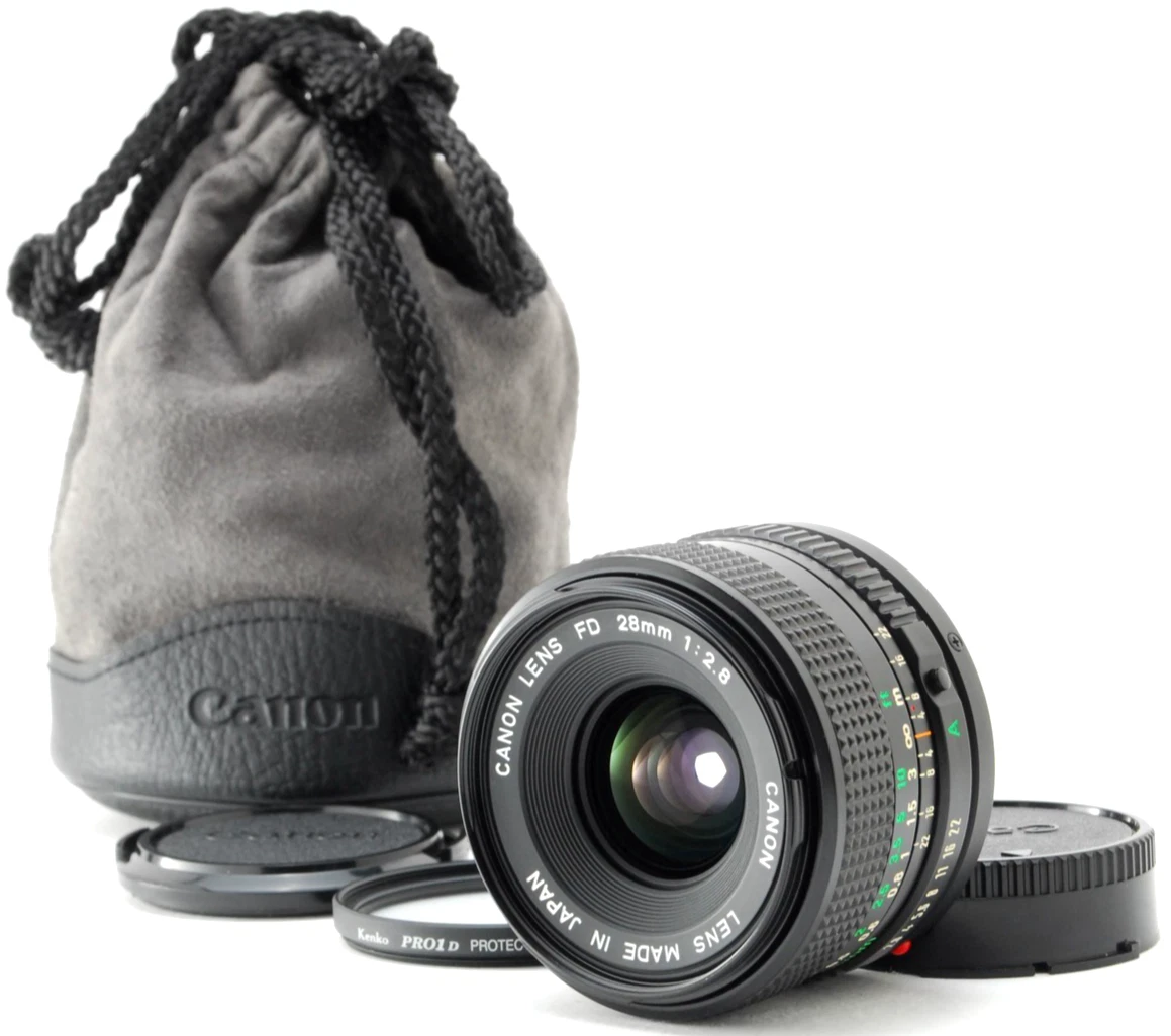 MINT] Canon New FD 28mm f/2.8 NFD for New F-1 AE-1 A-1 MF Wide