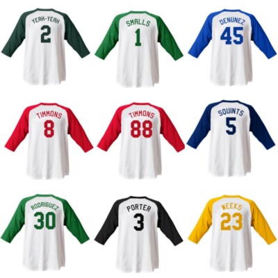 Sandlot Jersey Shirts (Choose Player Name) Sand Lot Costume