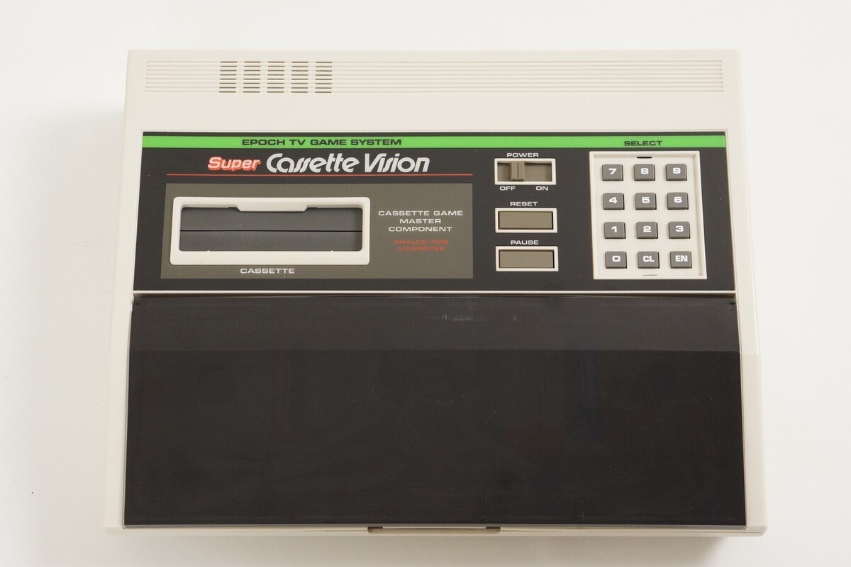 EPOCH SUPER CASSETTE VISION Console Boxed Tested System JAPAN Game