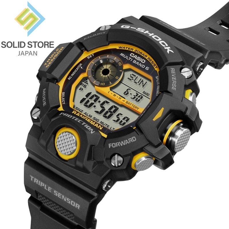 CASIO G-SHOCK RANGEMAN GW-9400YJ-1JF Emergency Color Radio Solar