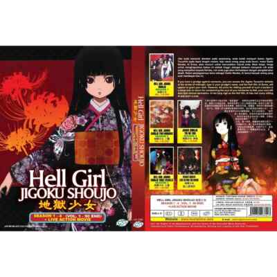 ANIME DVD~Hell Girl/Jigoku Shoujo Season 1-4(1-90End+Live Action