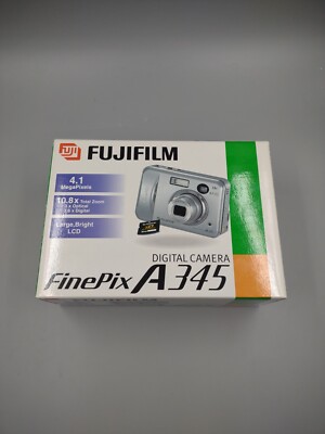 Fujifilm FinePix A Series A345 4.1MP Digital Camera - Silver for