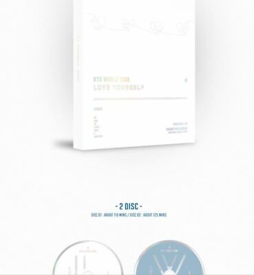 BTS WORLD TOUR LOVE YOURSELF EUROPE DVD 2 DISC+Photo Book+No