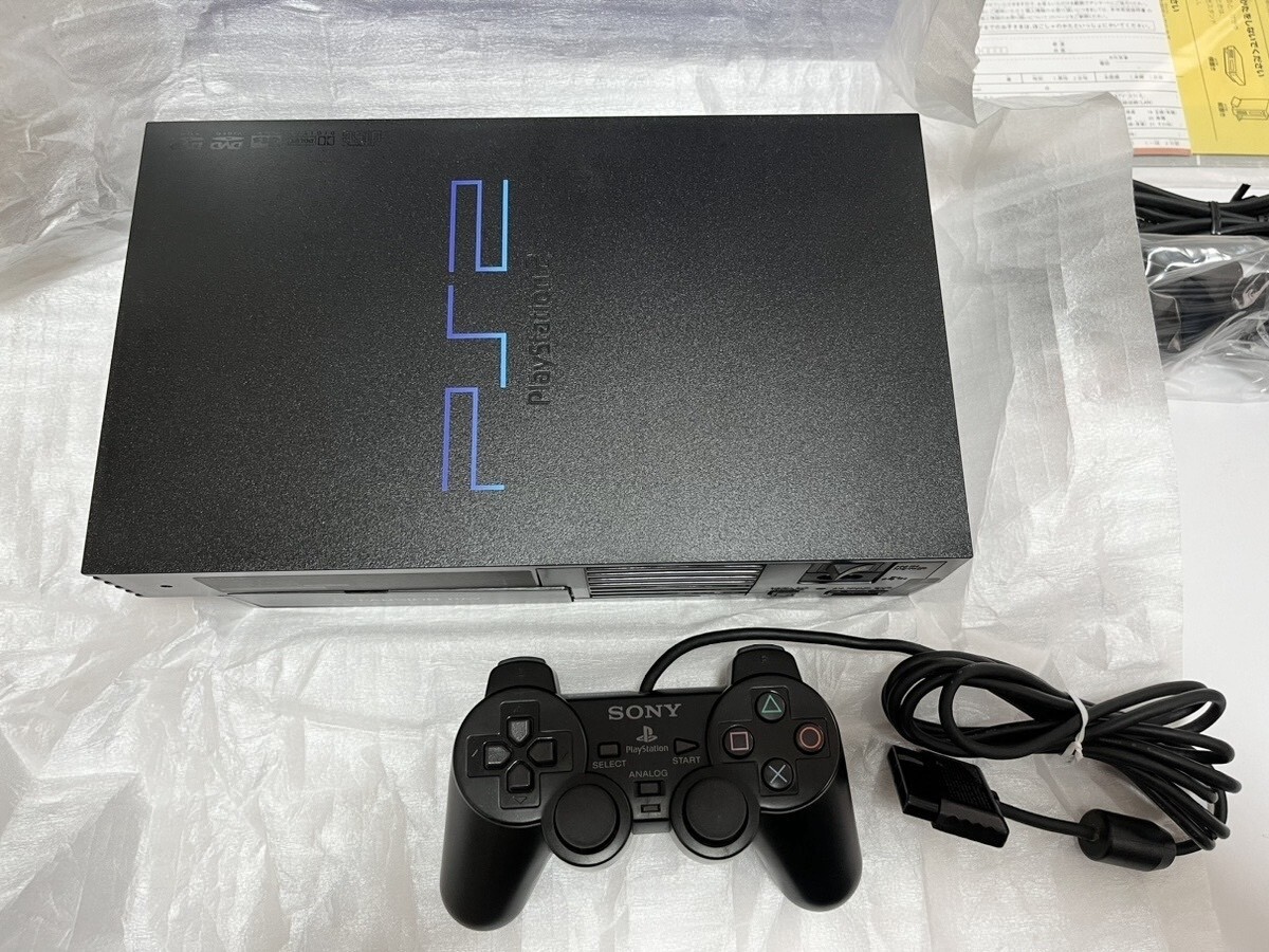 PlayStation 2 SCPH-30000 Black Game Console PS2 Original Box NTSC