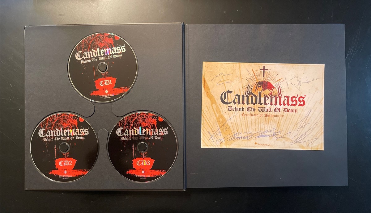 Candlemass - Behind The Wall Of Doom 5 x CD DVD & Book - Box Set