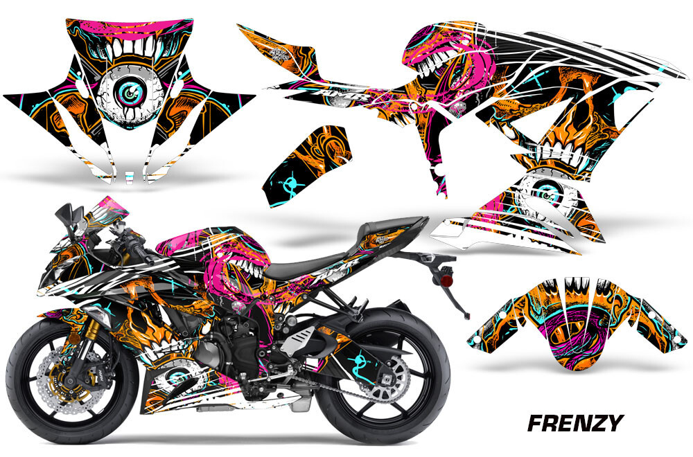 Street Bike Graphic Stickers Decals For Kawasaki Ninja ZX6R 636 13