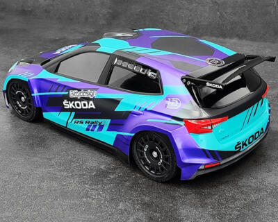 Bittydesign SKODA Fabia RS Rally2 1/10 Rally Body (Clear) (190mm