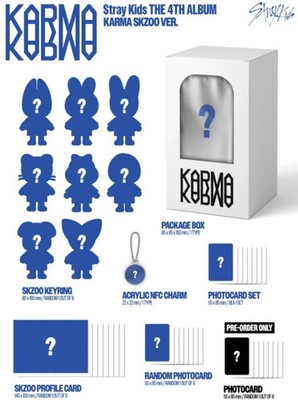 25 August] STRAY KIDS [KARMA] Album (SKZOO Ver.) Sealed | eBay