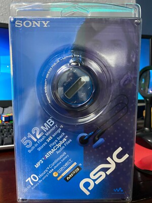 Sony Walkman NW-E105 Blue ( 512 MB ) Digital Media Player for sale